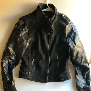 Black faux leather Jacket